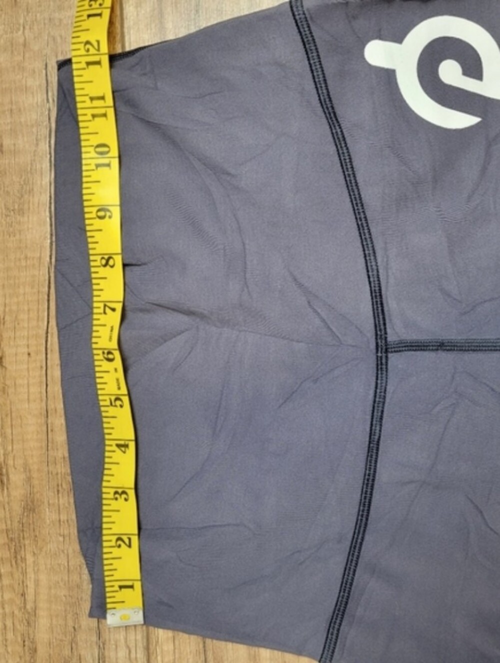 Lululemon × Peloton Wunder Under Women's fold over HR Scalloped Hem Crop 23" 4 - Picture 14 of 15